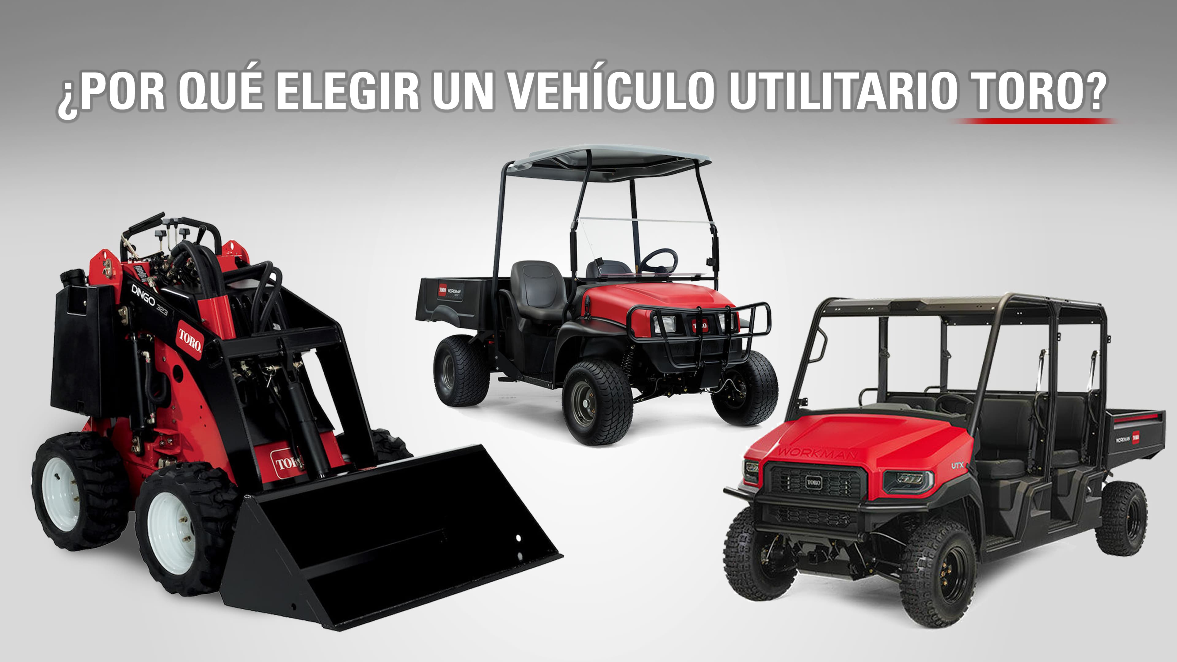 ¿Por qué elegir un vehículo utilitario Toro?